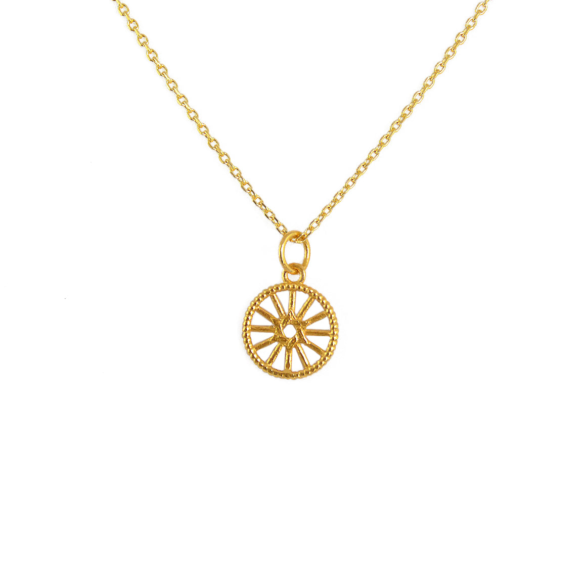 Collier doré médaille ajouré étoile de David - Colliers