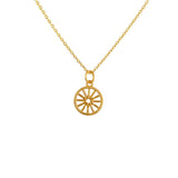 Collier doré médaille ajouré étoile de David - Colliers
