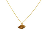 Collier doré pendentif gravé protect me - Colliers