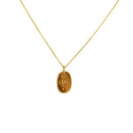 Collier doré médaille toi moi et oeil - Colliers