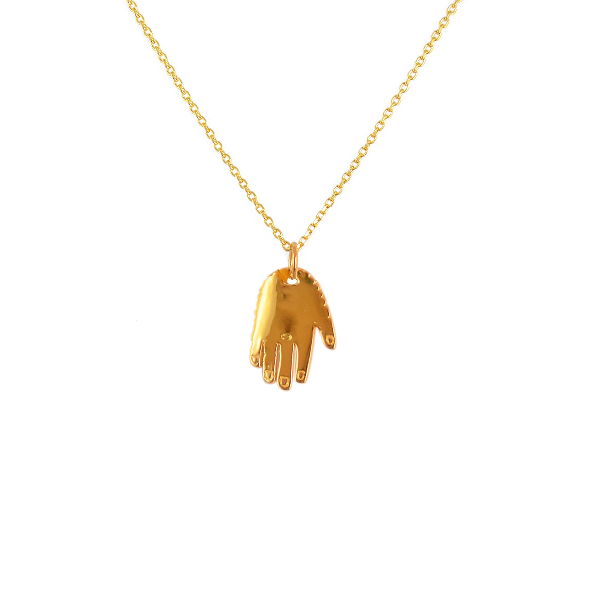 Collier doré pendentif main My Heart - Colliers