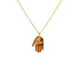 Collier doré pendentif main My Heart - Colliers