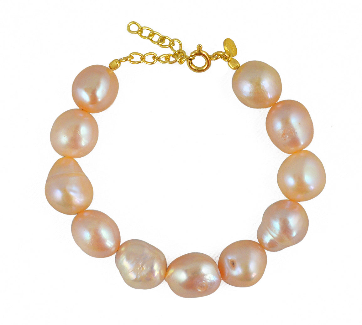 Bracelet perle de culture roses - Bracelets