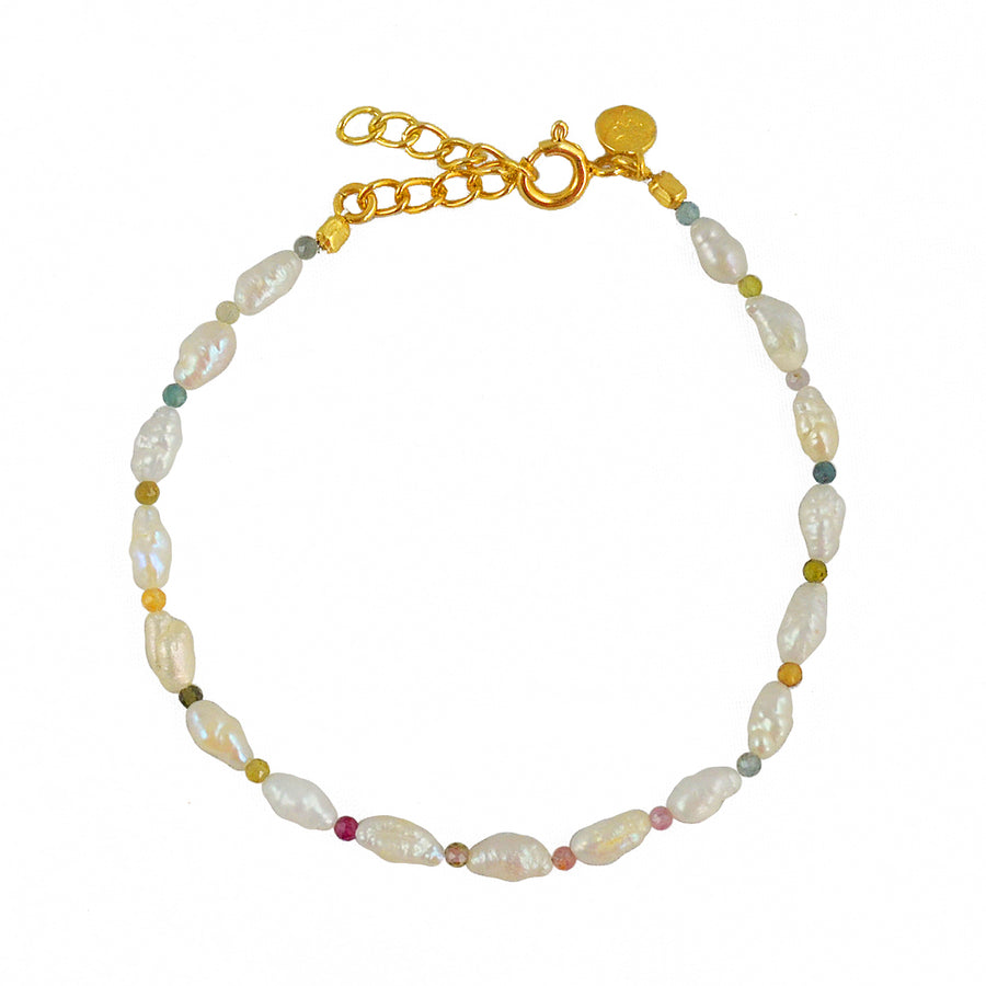 Bracelet perle et pierre - TOURMALINE - Bracelets