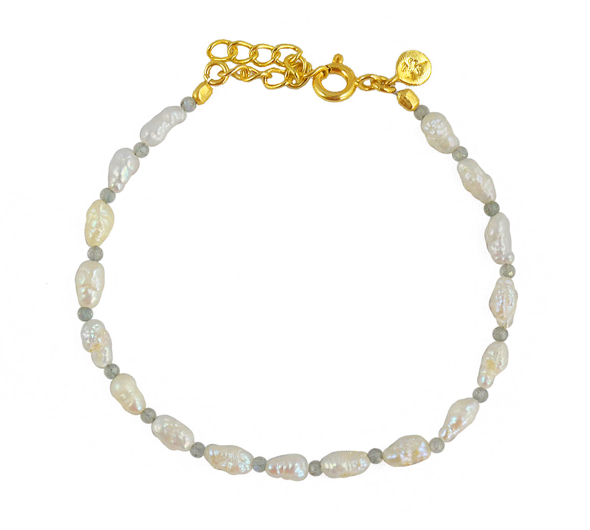 Bracelet perle et pierre - LABRADORITE - Bracelets