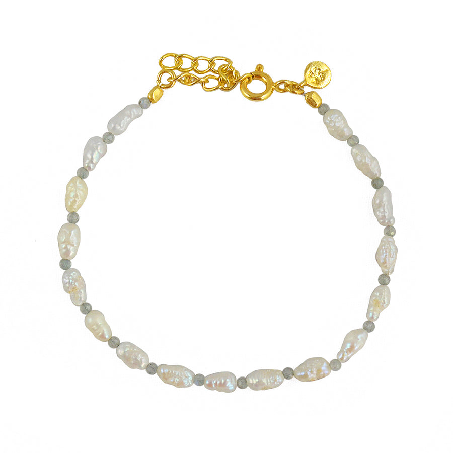 Bracelet perle et pierre - LABRADORITE - Bracelets