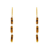Boucles dorées et oeil de tigre tubes
