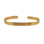 Jonc doré double striure - Bracelets