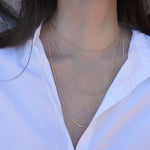 Collier doré maille égyptienne