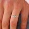 Bague petite pierre en argent 925 - 52 / TURQUOISE - Bagues