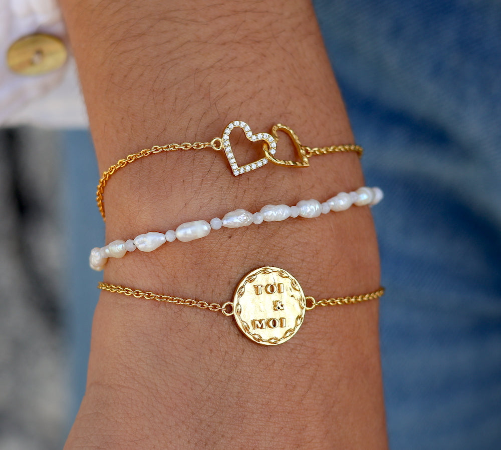 Bracelet perle et pierre - Bracelets