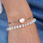 Bracelet duo de pierres facettées - Bracelets