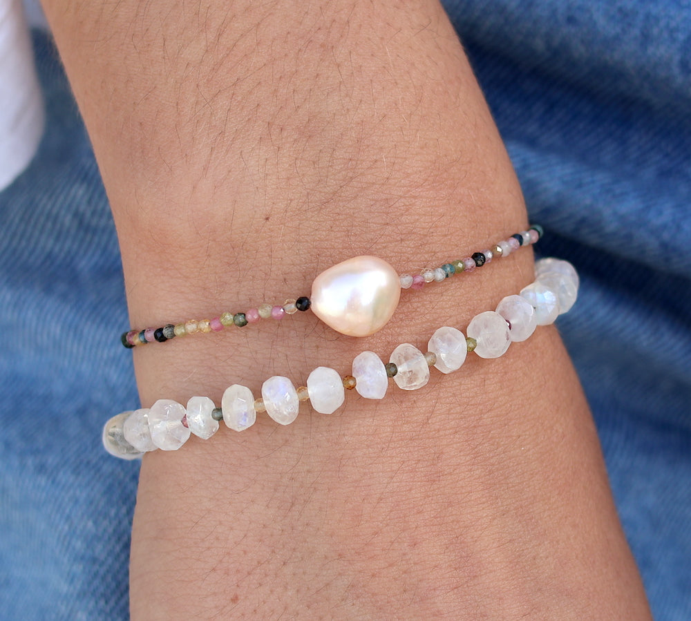 Bracelet perle et pierres fines - Bracelets