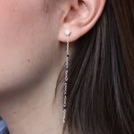 Boucles argent 925 santa maria longues - LAPIS
