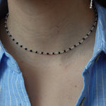 Collier Santa Maria en Argent 925 et Onyx Noire