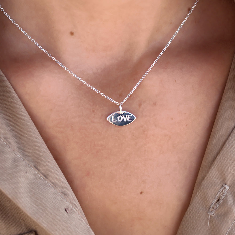 Collier argent 925 et pendentif Lucky & Love - Colliers