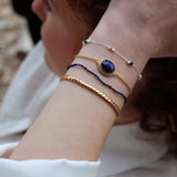Egyptian mesh gold bracelet