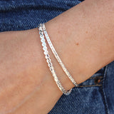 Bracelet argent maille égyptienne