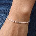 Bracelet argent maille egyptienne