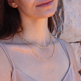 Collier doré maille Singapour