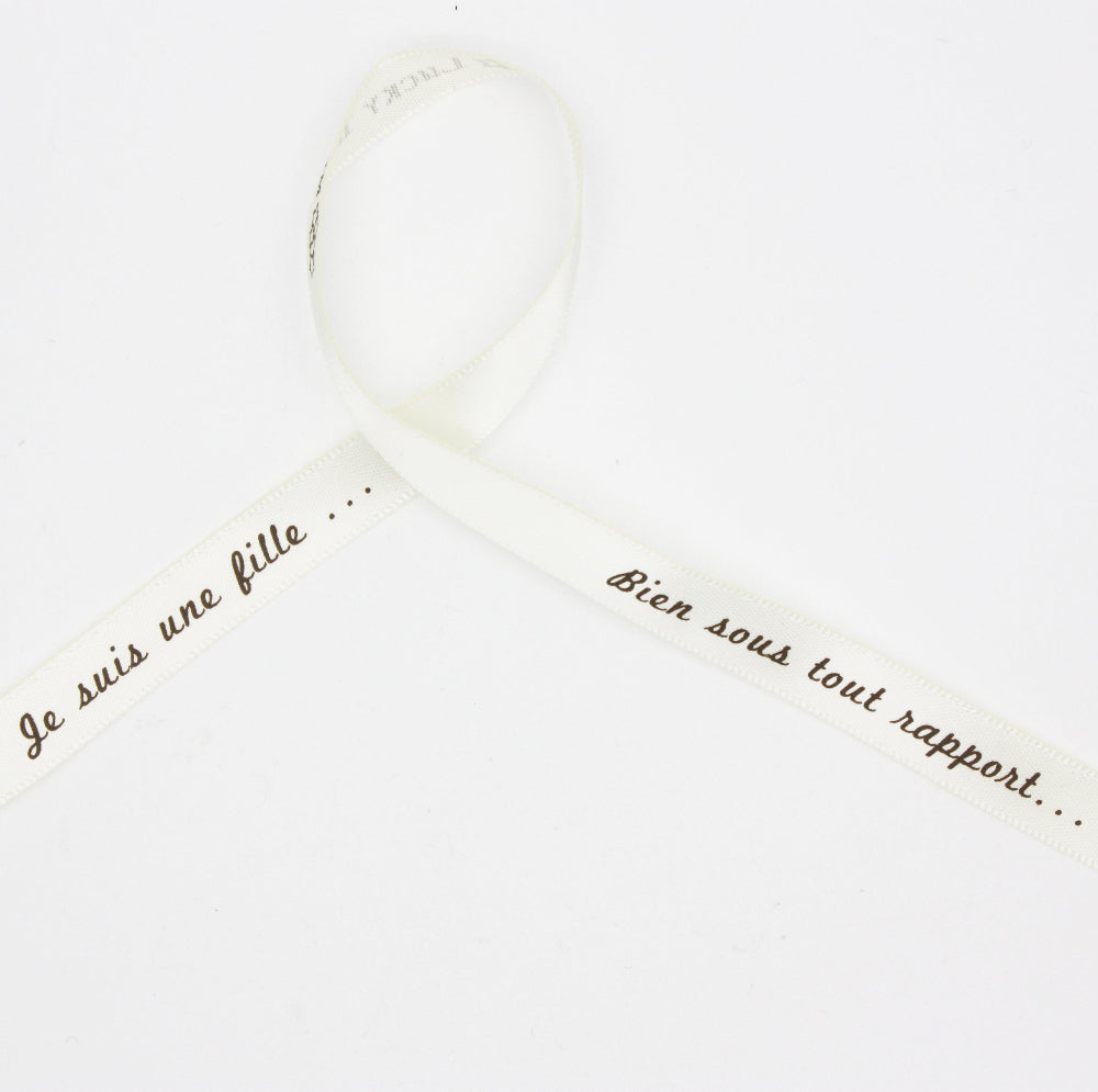 je suis une fille... bien sous tout rapport - Bracelet Satin
