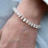 Faceted stone duo bracelet