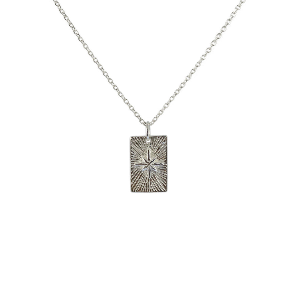 Luckyteam bijoux femme argent 925 collier rose des vents