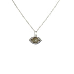 Luckyteam bijoux femme collier argent 925 oeil labradorite