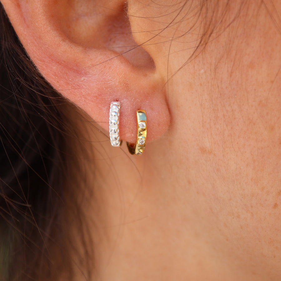 Mini créole argent 925 - Boucles d’oreilles